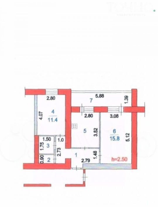 квартира г Пенза р-н Железнодорожный ул Антонова 47 фото 9