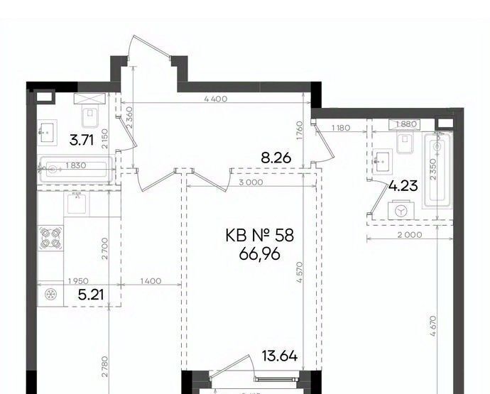квартира г Казань метро Горки ул Аделя Кутуя 181ж фото 1