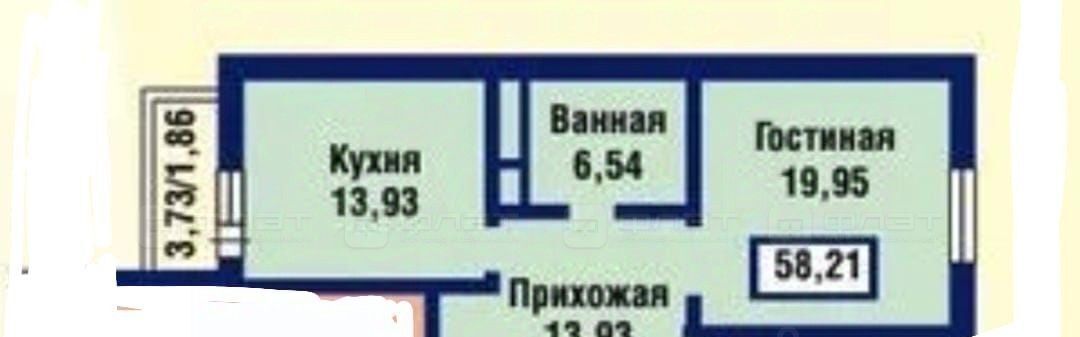 квартира г Казань Суконная слобода ул Достоевского 50 фото 2