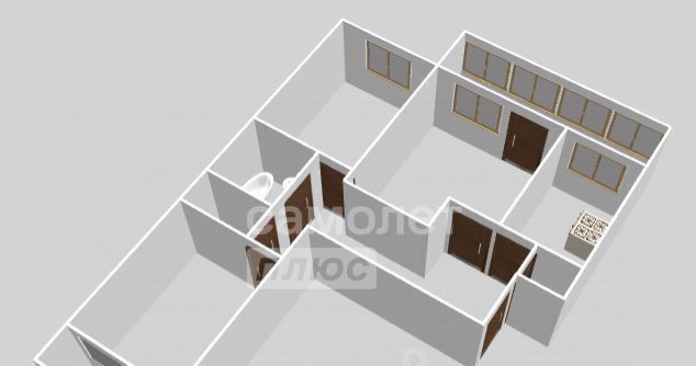 квартира г Ульяновск р-н Засвияжский ул Аблукова 83 фото 39