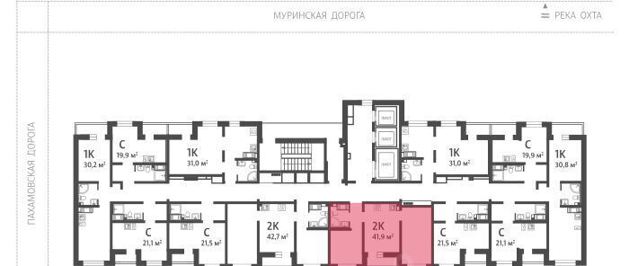 квартира г Санкт-Петербург метро Академическая Пейзажный квартал Цветной Город жилой комплекс фото 2