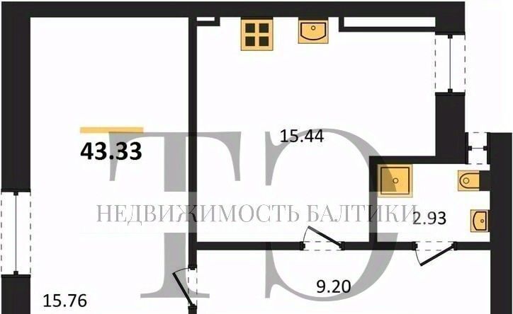 квартира г Пионерский ул Комсомольская 19 фото 1