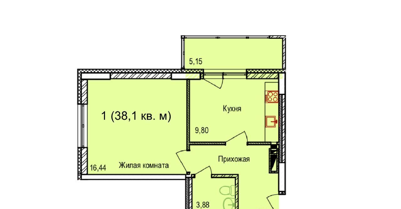 квартира г Новосибирск ул Пригородная 30 Площадь Маркса фото 1