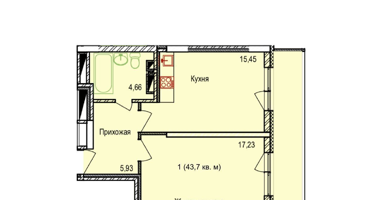 квартира г Новосибирск ул Пригородная 30 Площадь Маркса фото 1