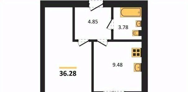 квартира г Воронеж р-н Советский ул Курчатова 32 фото 1
