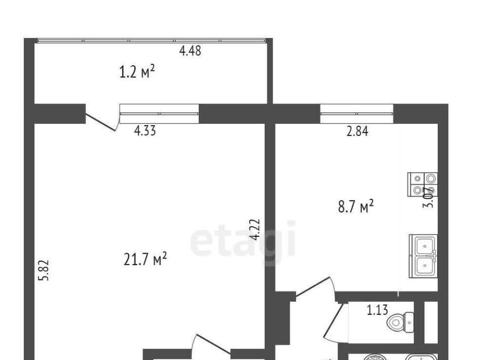 квартира г Чита р-н Ингодинский ул Ярославского 62 фото 2