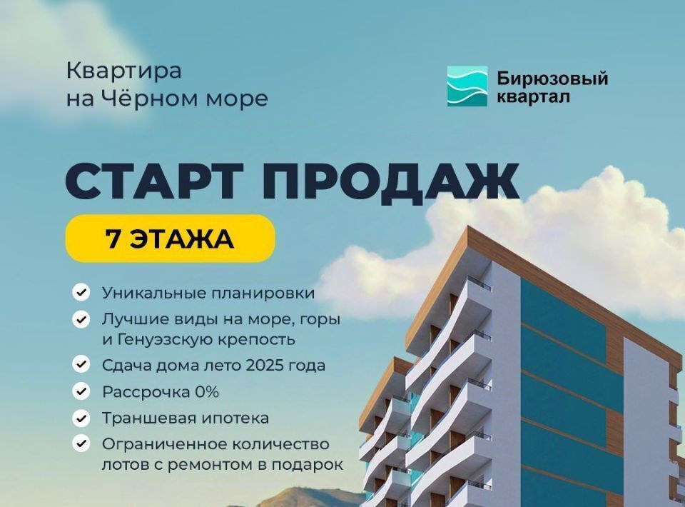 квартира г Судак Бирюзовый квартал жилой комплекс фото 11