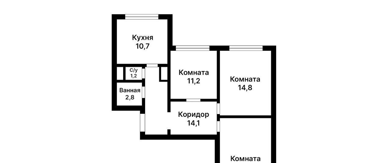 квартира г Москва метро Севастопольская ул Ялтинская 10к/1 фото 2