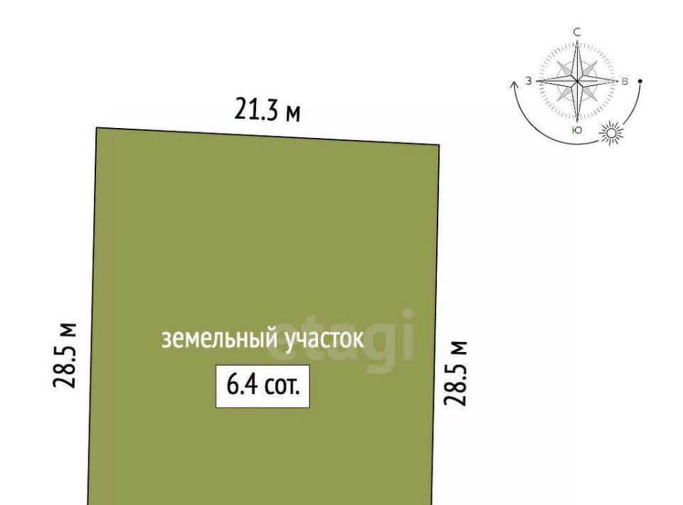 земля г Феодосия пгт Орджоникидзе снт Волна ул. 3-я Линия Правая Сторона фото 2