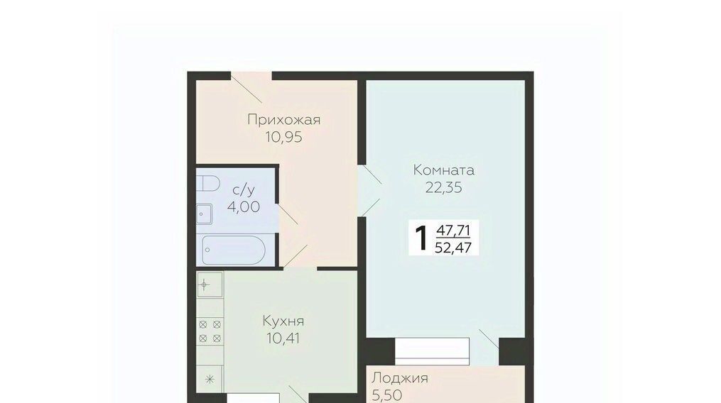 квартира г Самара п Мехзавод кв-л 3-й 8 Юнгородок фото 1
