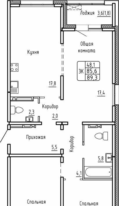 квартира г Новосибирск ЖК «Самоцветы» Площадь Маркса фото 1