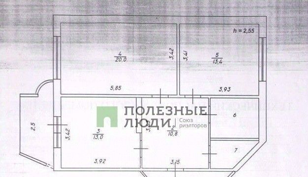 квартира г Тверь р-н Московский ул Королева 5 фото 19