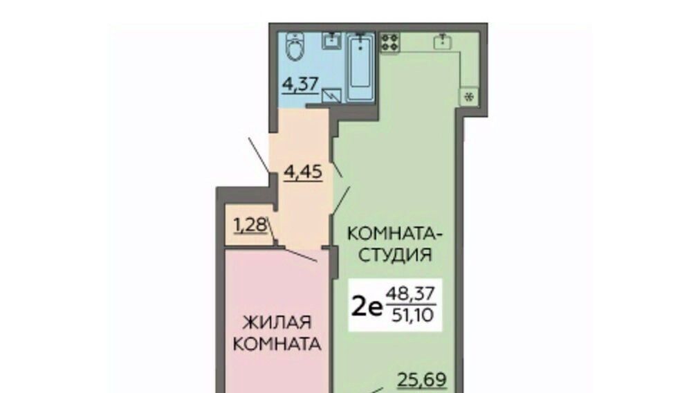 квартира г Воронеж р-н Советский Шилово ул Теплоэнергетиков 17к/1 фото 1