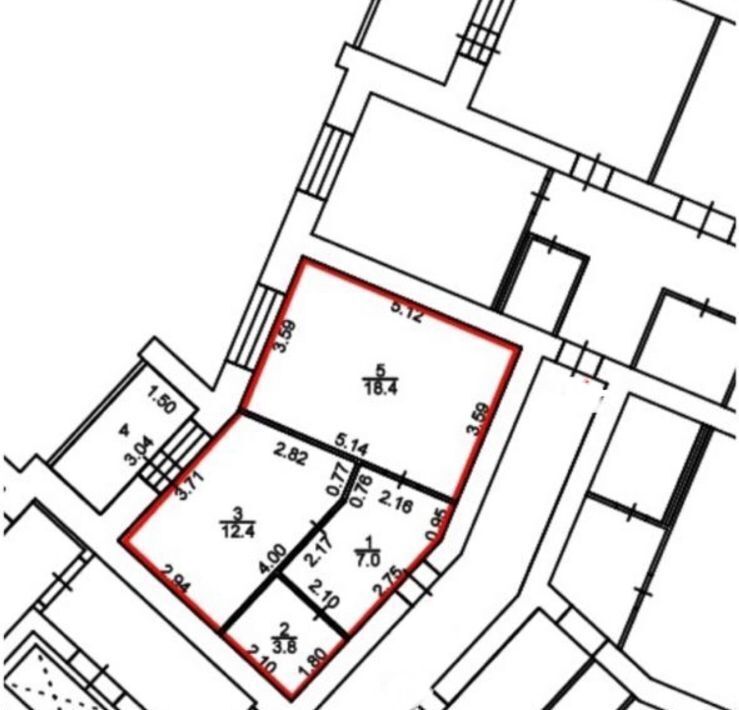 квартира г Кострома ул Евгения Ермакова 1к/2 фото 13