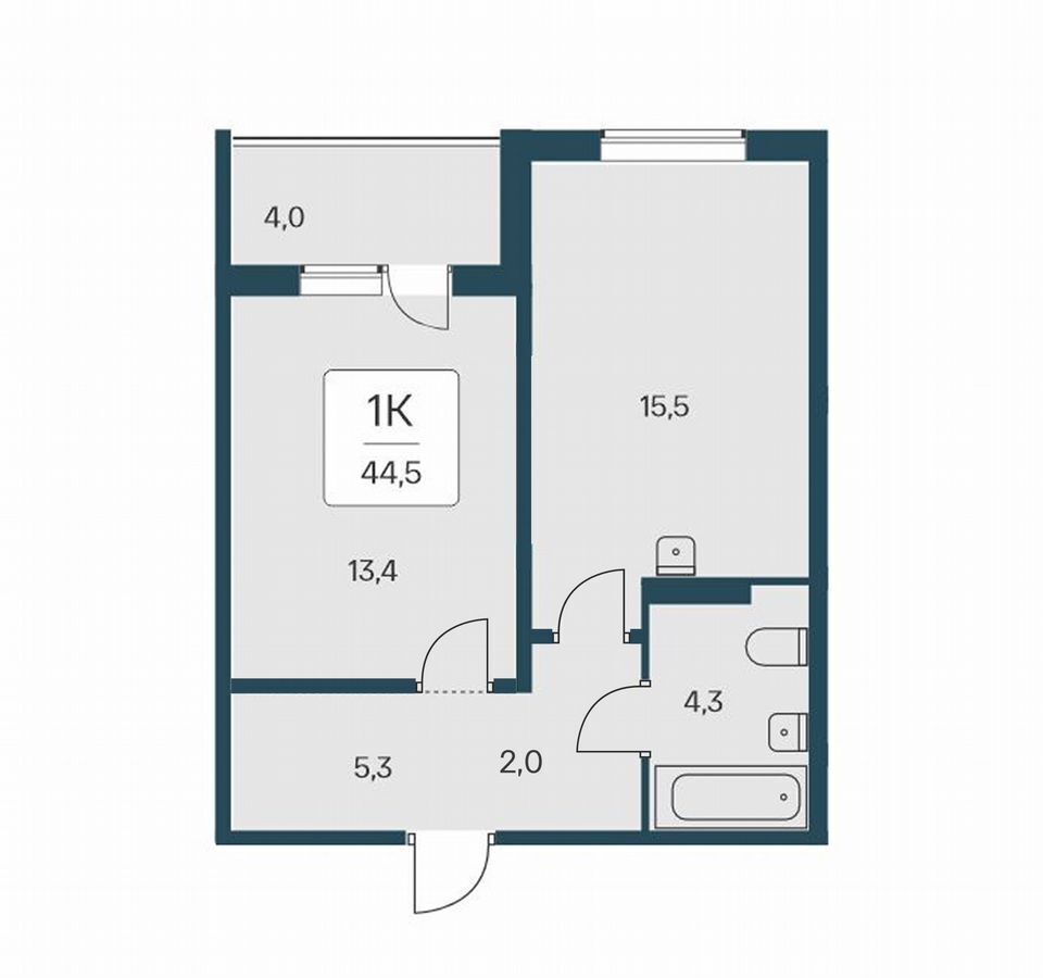 квартира г Новосибирск ул Кедровая 3 блок-секция 3. 1, пос. Озерный фото 1