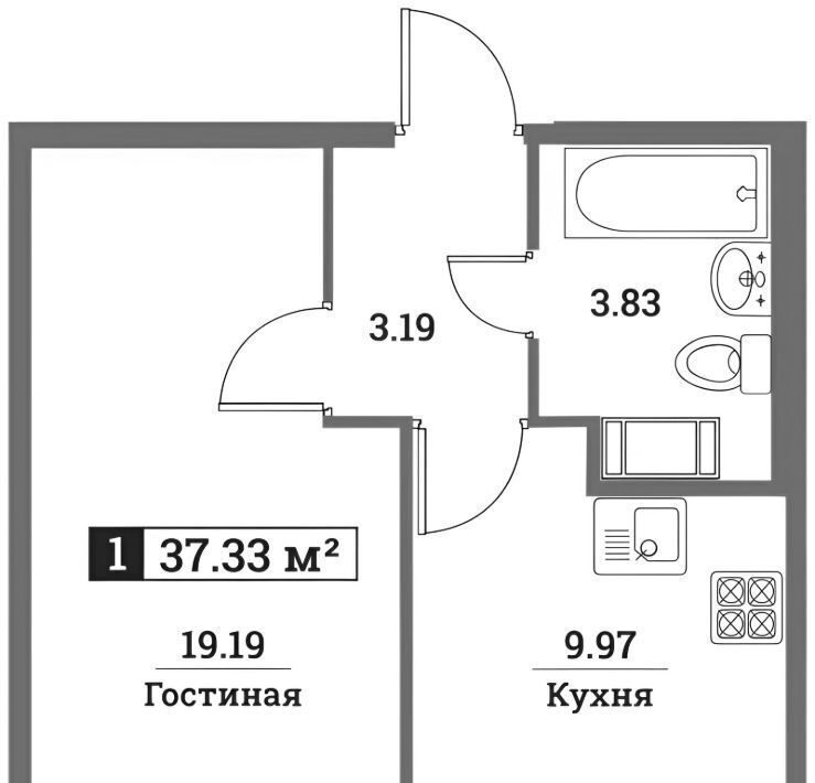 квартира р-н Всеволожский г Мурино ул Шувалова 40 Девяткино фото 2
