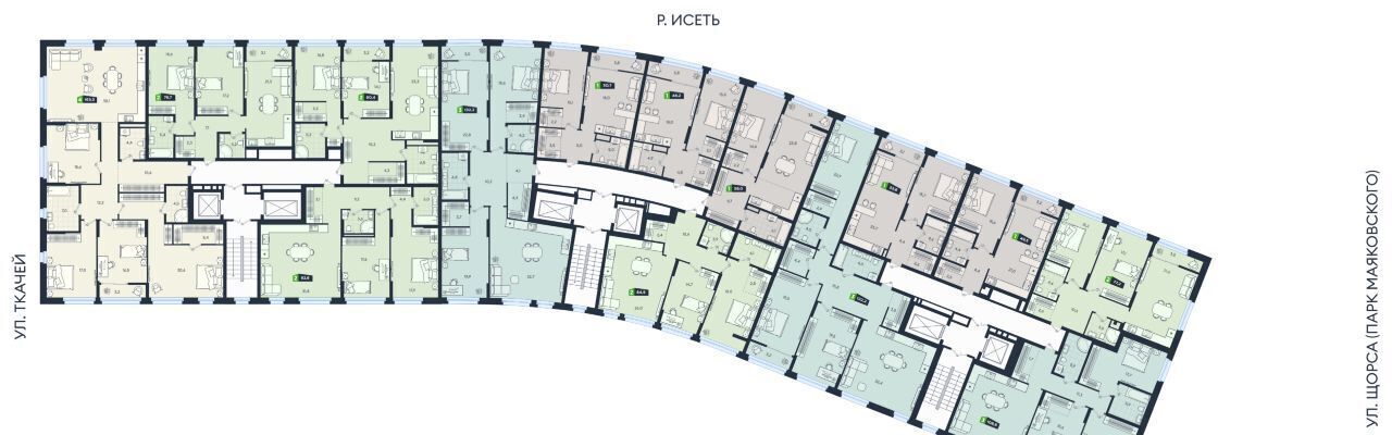 квартира г Екатеринбург Чкаловская ул Машинная 1в/3 фото 2