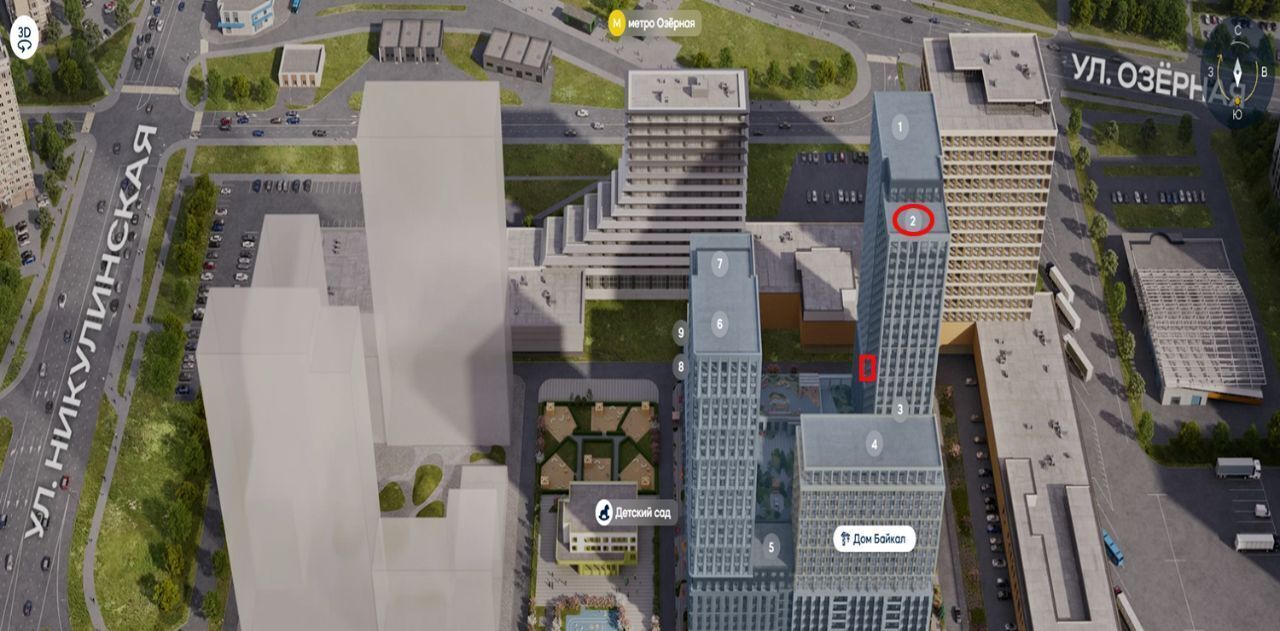 квартира г Москва метро Озерная ул Озёрная 42с/7 фото 1