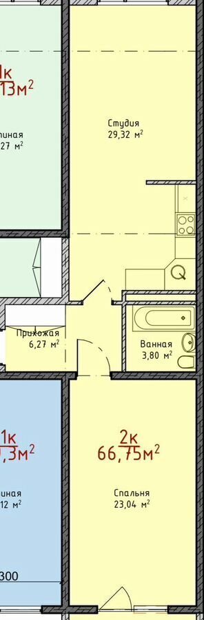 квартира г Махачкала р-н Кировский ул Даганова 139 Кировский внутригородской район фото 14