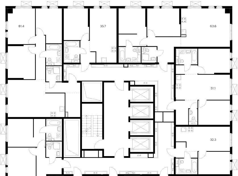 квартира г Москва метро Нагатинская проезд Нагатинский 1-й 2/3 фото 2