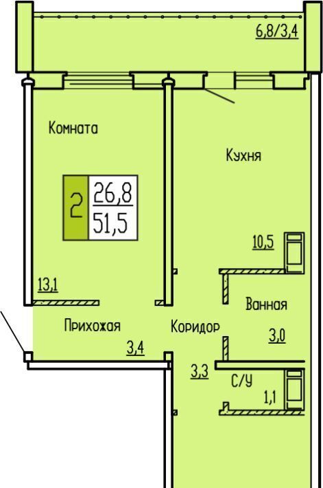 квартира г Курган ул Карбышева 52 фото 1