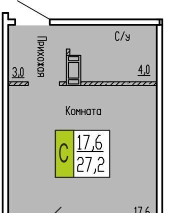 квартира г Курган ул Карбышева 52 фото 1