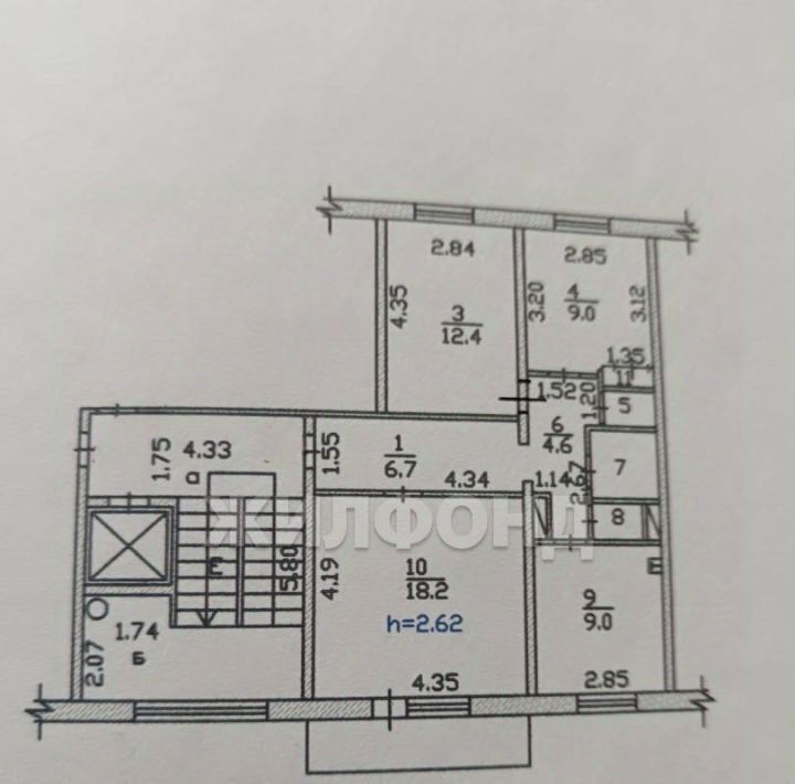 квартира г Абакан ул Некрасова 26 фото 1