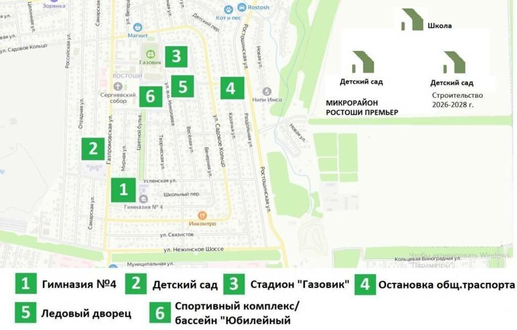 квартира г Оренбург п Ростоши ЖК «Ростоши Премьер» фото 11
