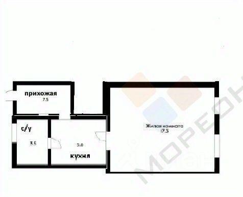 квартира г Краснодар р-н Центральный ул Базовская 19 фото 7