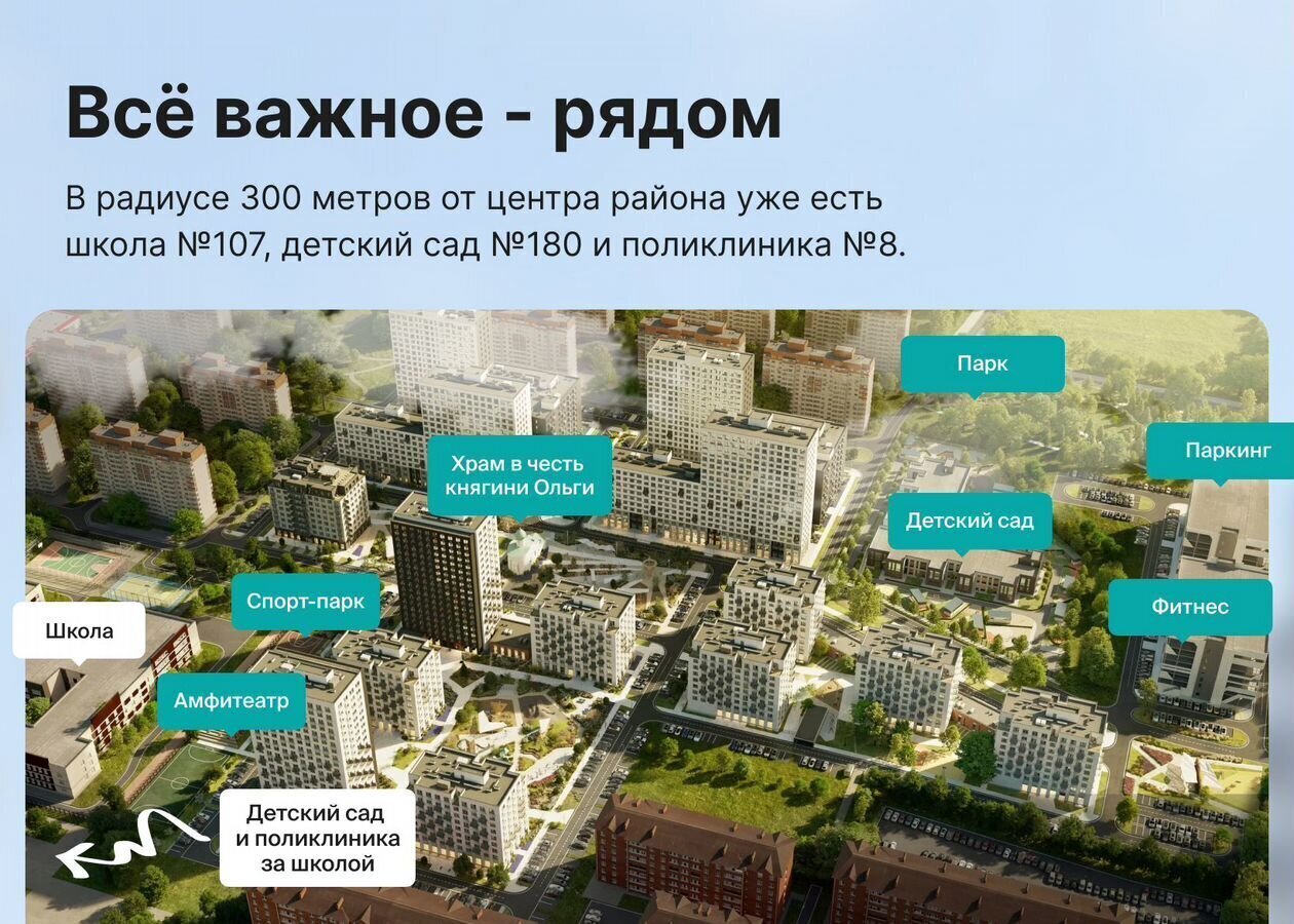 квартира г Краснодар р-н Прикубанский ул. Профессора Рудакова/Душистая/4-я Целиноградская, стр. 6 фото 9