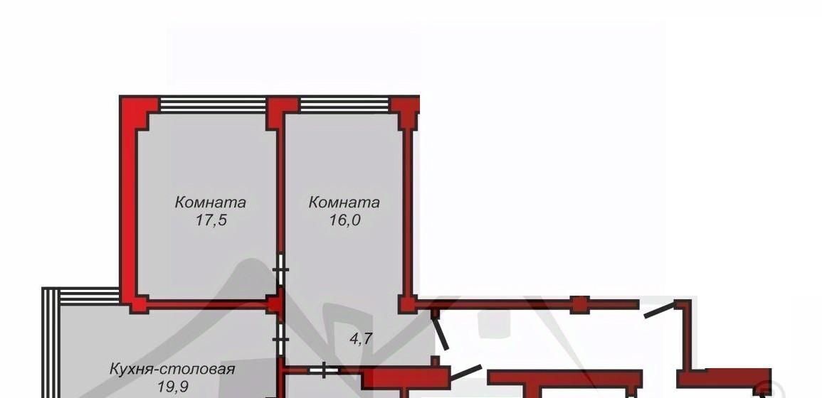 квартира г Челябинск р-н Центральный ул Труда 162 фото 1