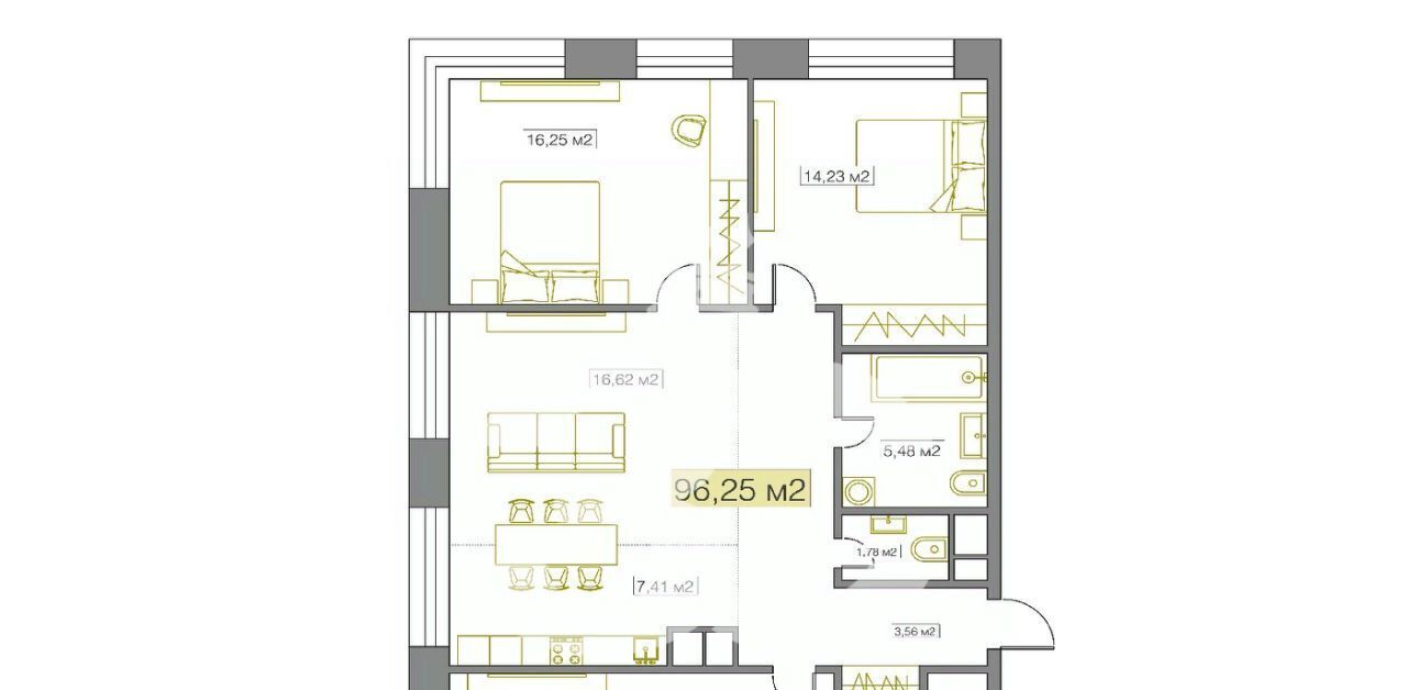 квартира г Москва метро Минская пр-кт Генерала Дорохова 39к/2г фото 2
