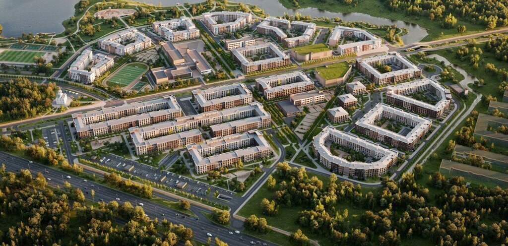 квартира г Санкт-Петербург п Шушары ЖК «Пулково Lake» метро Проспект Ветеранов фото 4