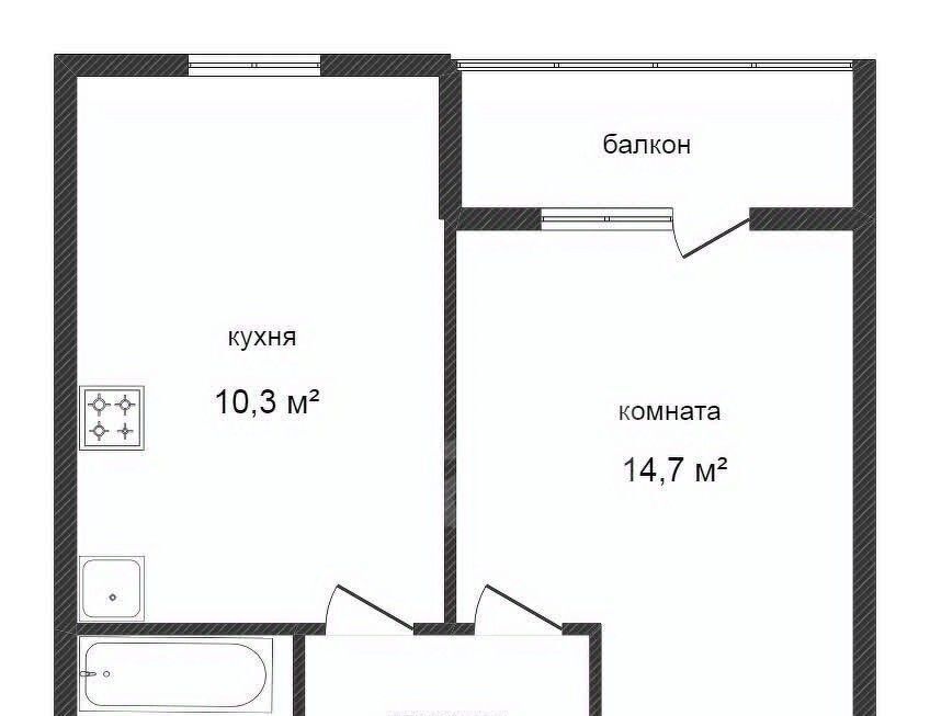 квартира г Тюмень р-н Ленинский ул Харьковская 85а фото 3