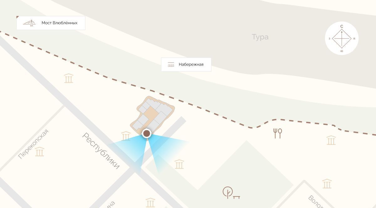 квартира г Тюмень р-н Центральный ул Красина 4 фото 3