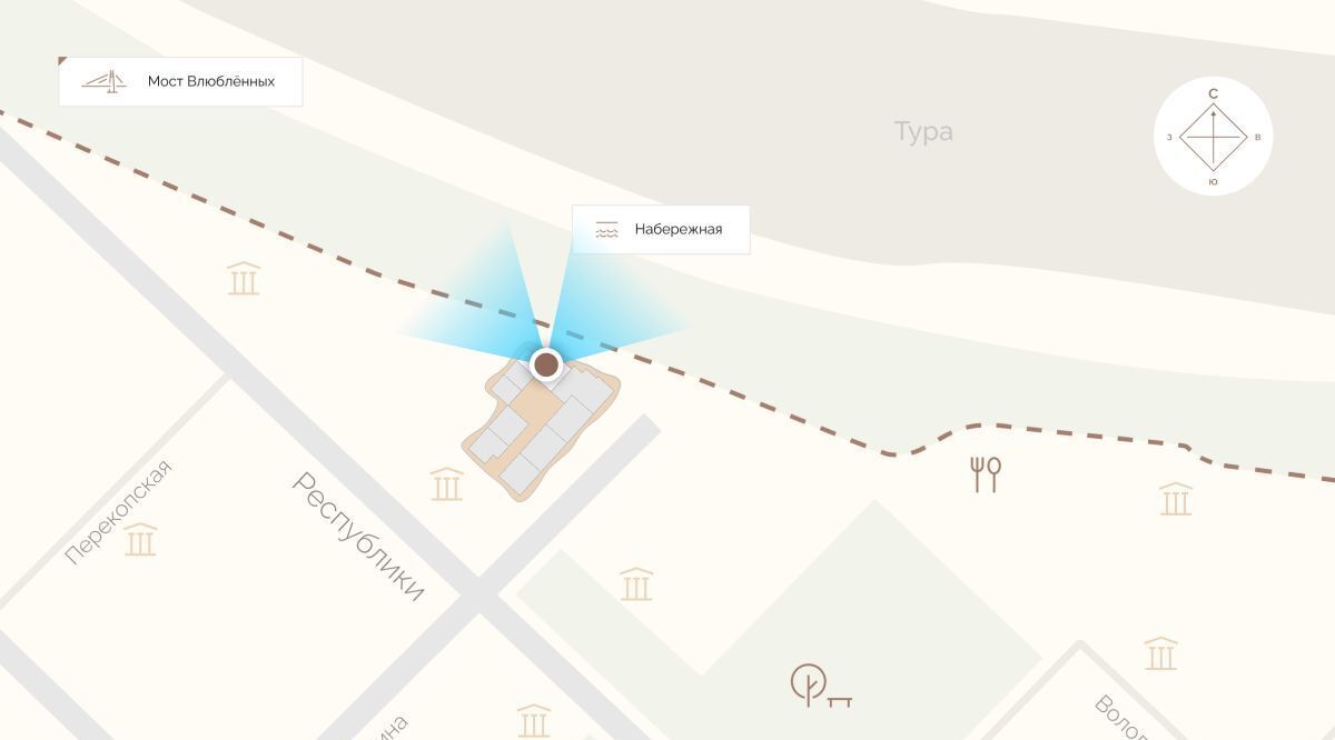 квартира г Тюмень р-н Центральный ул Красина 4 фото 3