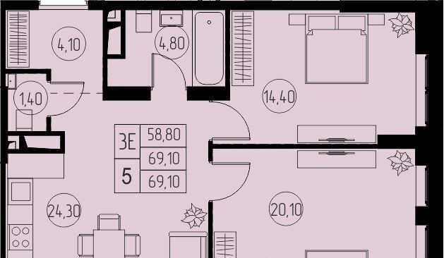 квартира г Пушкино ЖК 31 квартал Медведково фото 1