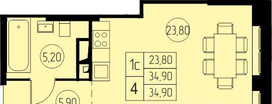 квартира г Пушкино ЖК 31 квартал Медведково фото 1