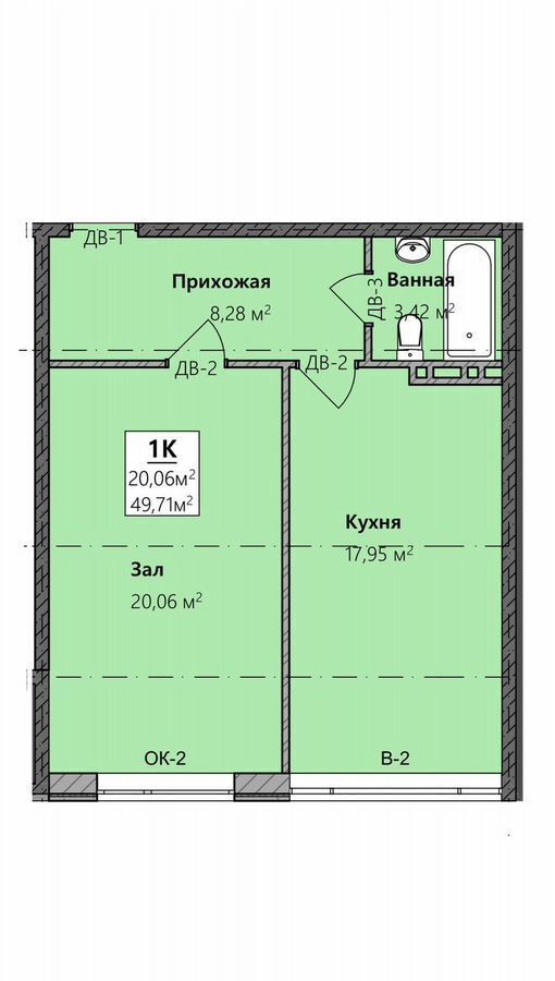 квартира г Махачкала р-н Кировский Благородная ул., 13 фото 22