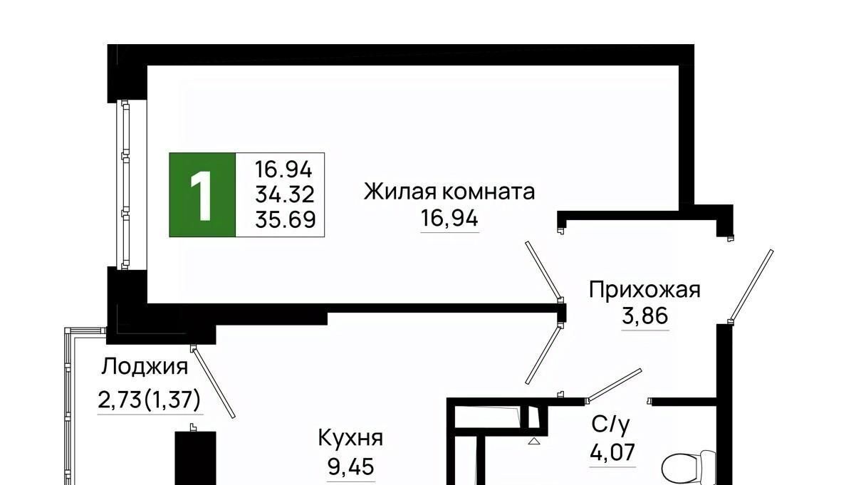 квартира г Ростов-на-Дону р-н Октябрьский пер Нефтекачка ЖК «Октябрь Парк» фото 1