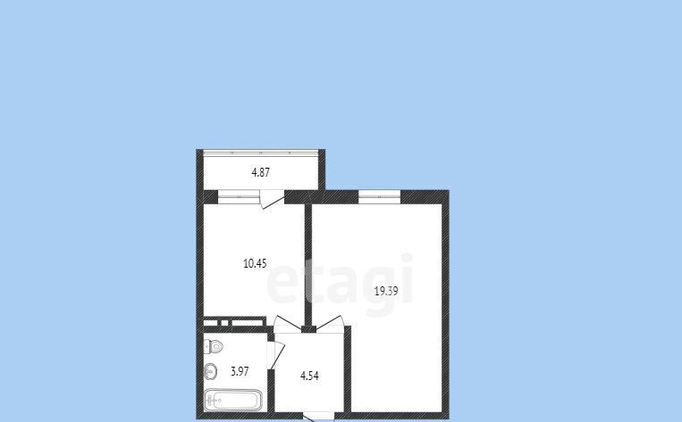 квартира г Черкесск ул Кавказская 92в/3 фото 2
