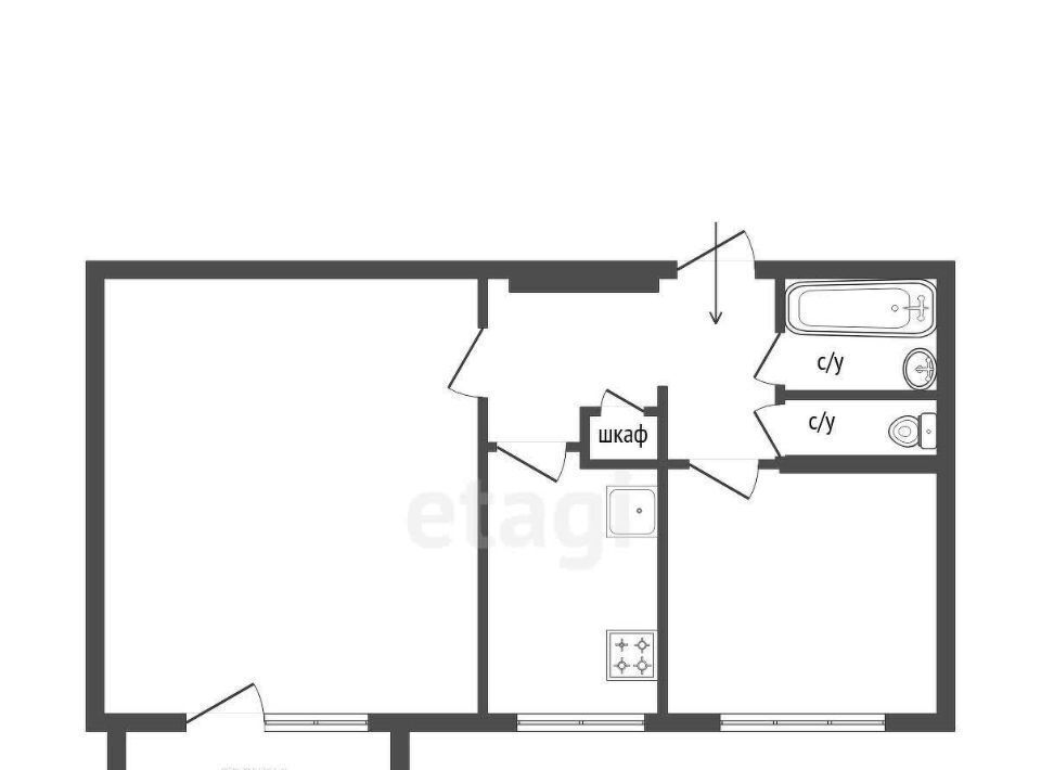 квартира г Екатеринбург Чкаловская ул Амундсена 64 фото 12