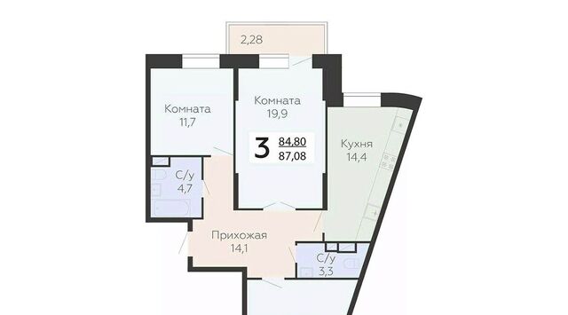 микрорайон Красная Горка ул Садовая 3к/1 Силикатная фото