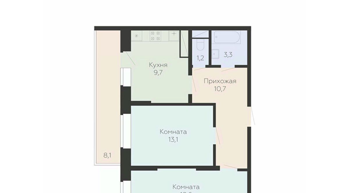 квартира г Подольск микрорайон Красная Горка ул Садовая 3к/1 Силикатная фото 1