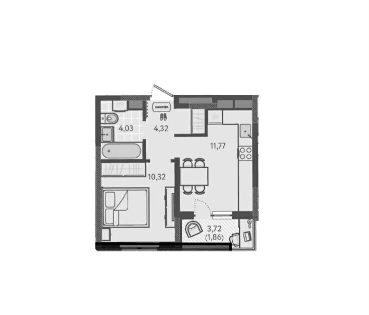 квартира г Краснодар р-н Прикубанский ул Елизаветинская 5 фото 1