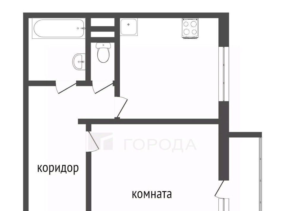 квартира г Барнаул р-н Индустриальный ул Балтийская 7 фото 27