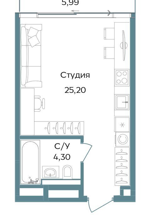 квартира г Саки курортный кластер Темпо фото 1
