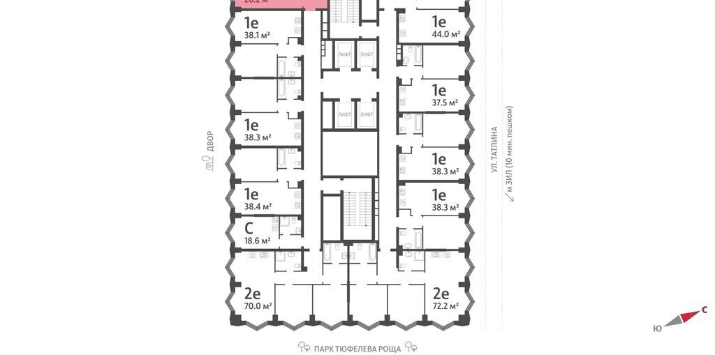 квартира г Москва метро Тульская ЮАО Даниловский ЖК «ЗИЛАРТ» 21/22 фото 2