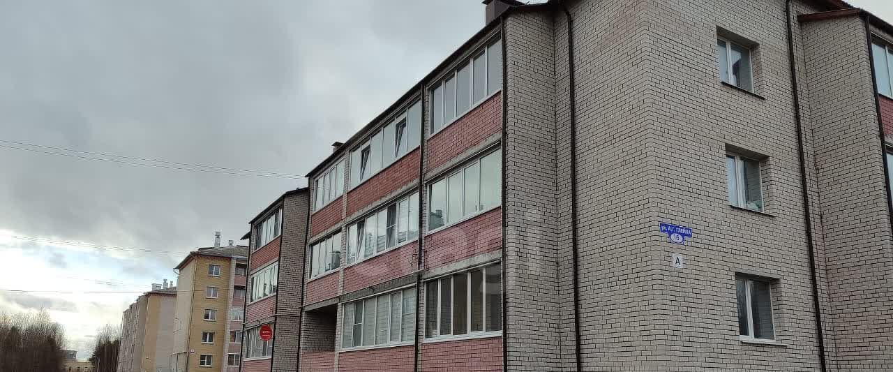 квартира г Коряжма ул. Имени А. Г. Глейха, 16к 2 фото 30