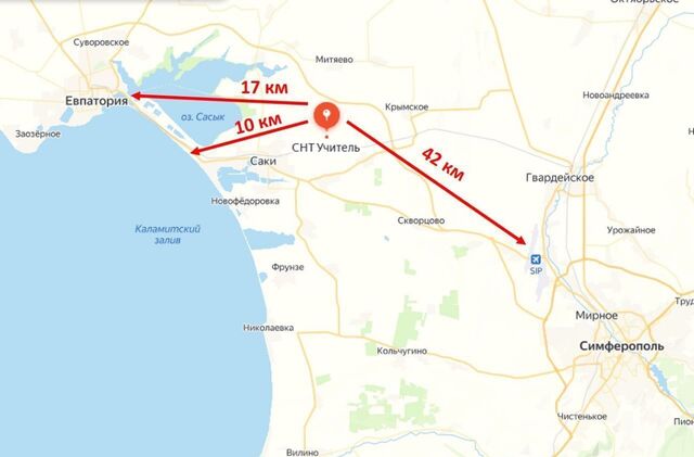 Митяевское сельское поселение, СНТ Учитель, Саки фото
